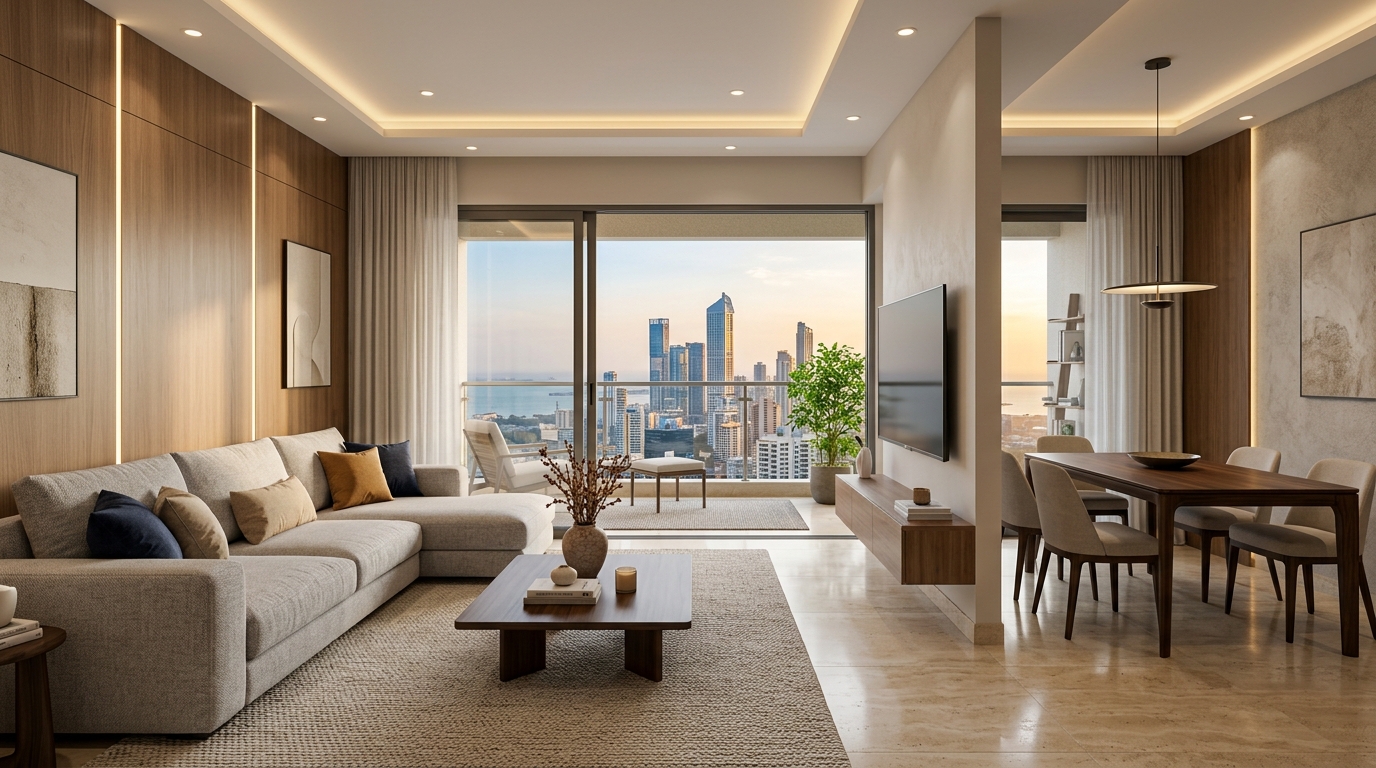 2 BHK Victorian Smart Layout Plan